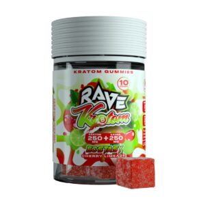 Rave Kratom Kanna Cherry Limeade Gummies