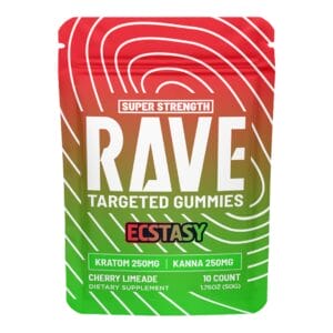 Rave Kratom Kanna Cherry Limeade Gummies