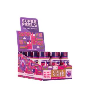 Super Feels Relax Kava Kratom Shot 35mg Kratom 25mg Kava 60mL