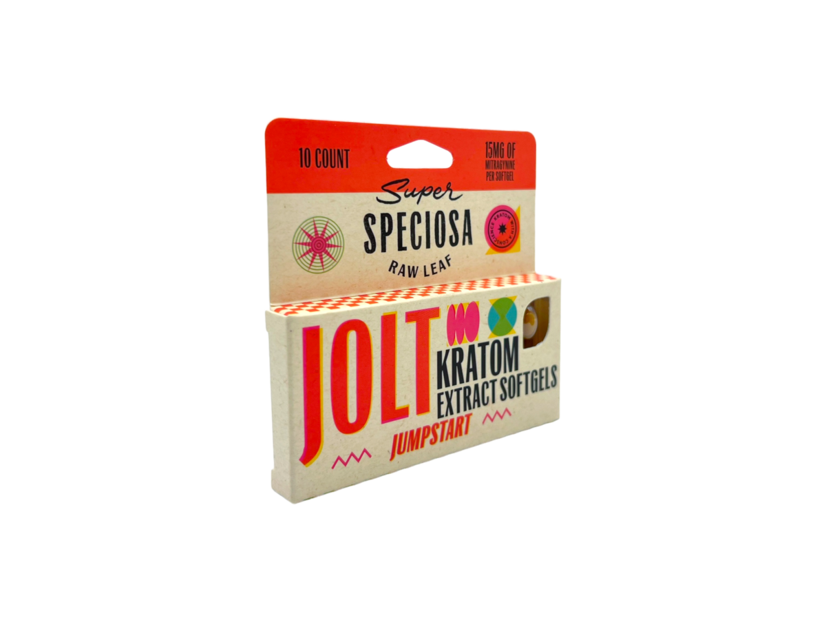 Super Speciosa Jolt Kratom Extract Softgels