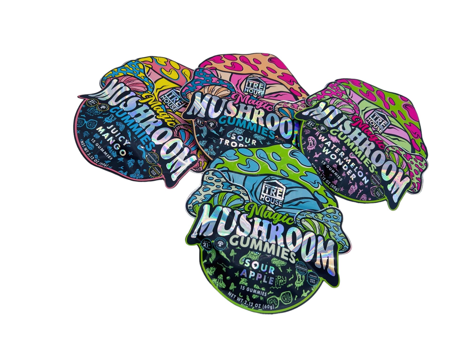 Tre House Sour Apple Magic Mushroom Gummies | Buy Now