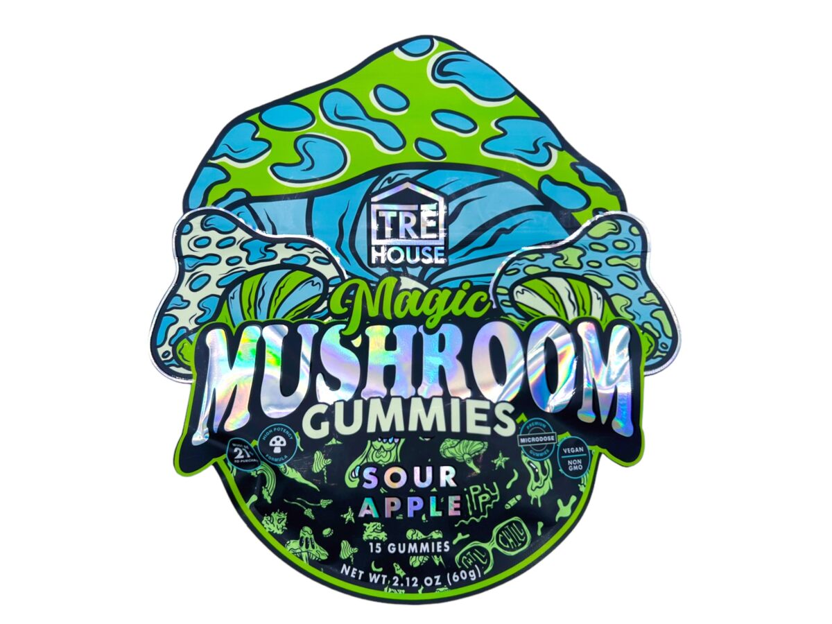 Tre House Sour Apple Magic Mushroom Gummies