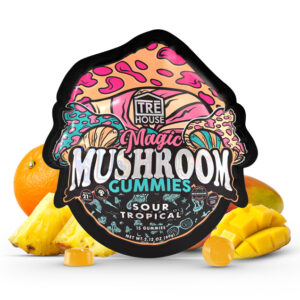 Tre House Sour Tropical Magic Mushroom Gummies