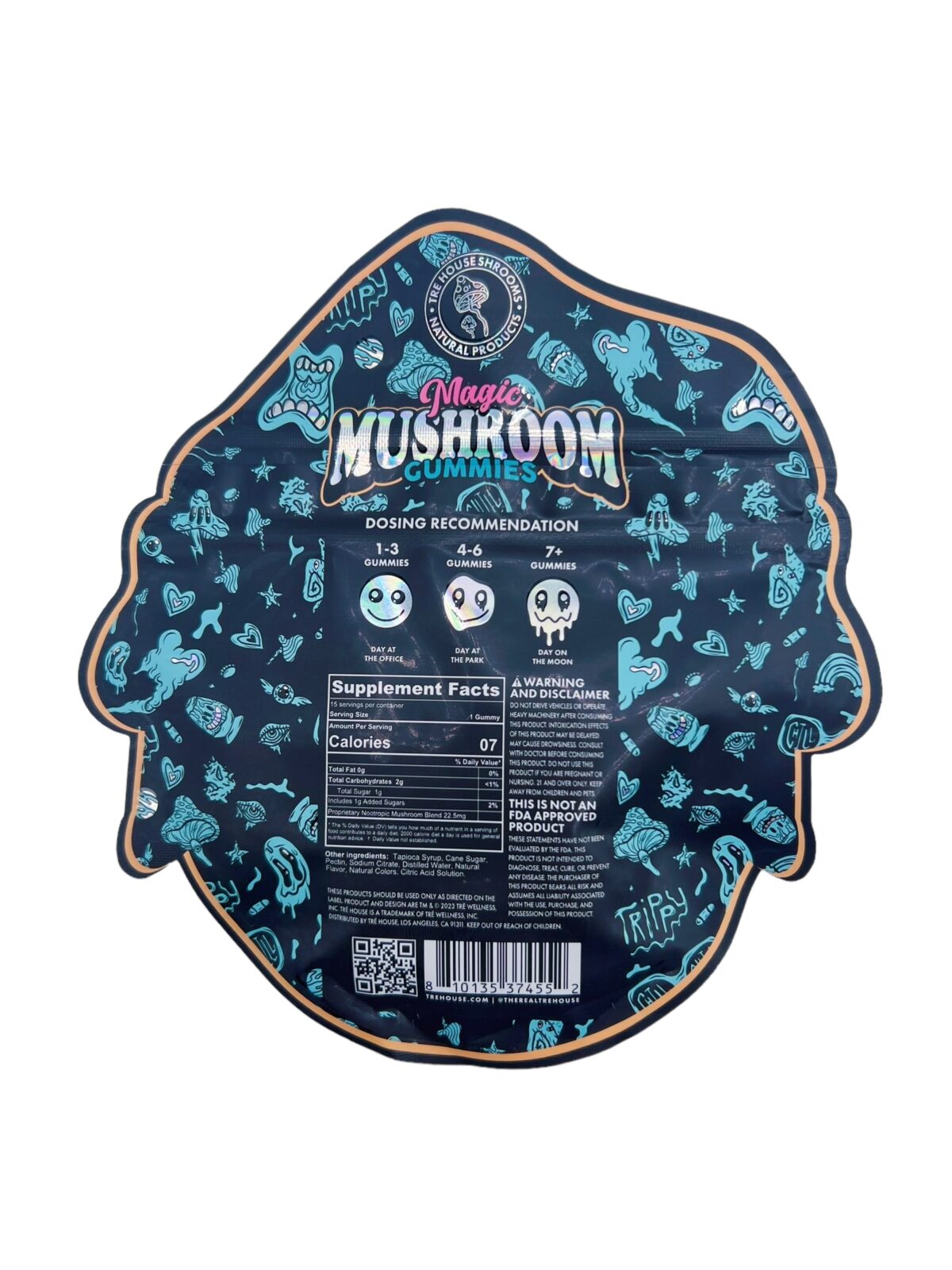 Tre House Sour Tropical Magic Mushroom Gummies