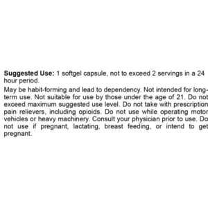 Kraken Kratom Ultra Enhanced Indo Softgels