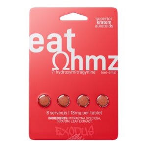 Eat Ohmz Kratom Tablets 18mg