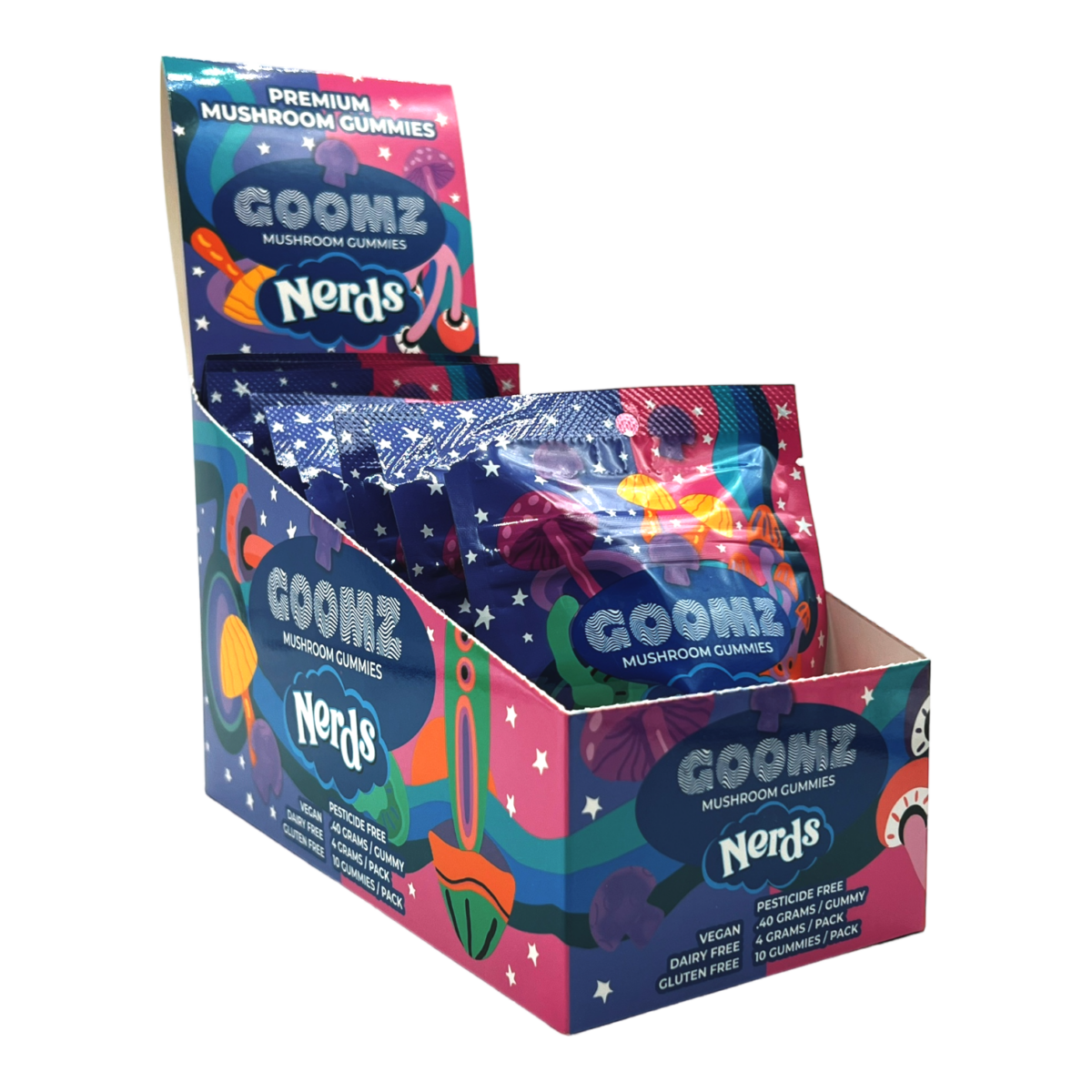 Goomz Mushroom Gummies Nerds