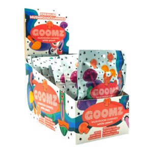 Goomz Mushroom Gummies White Peach