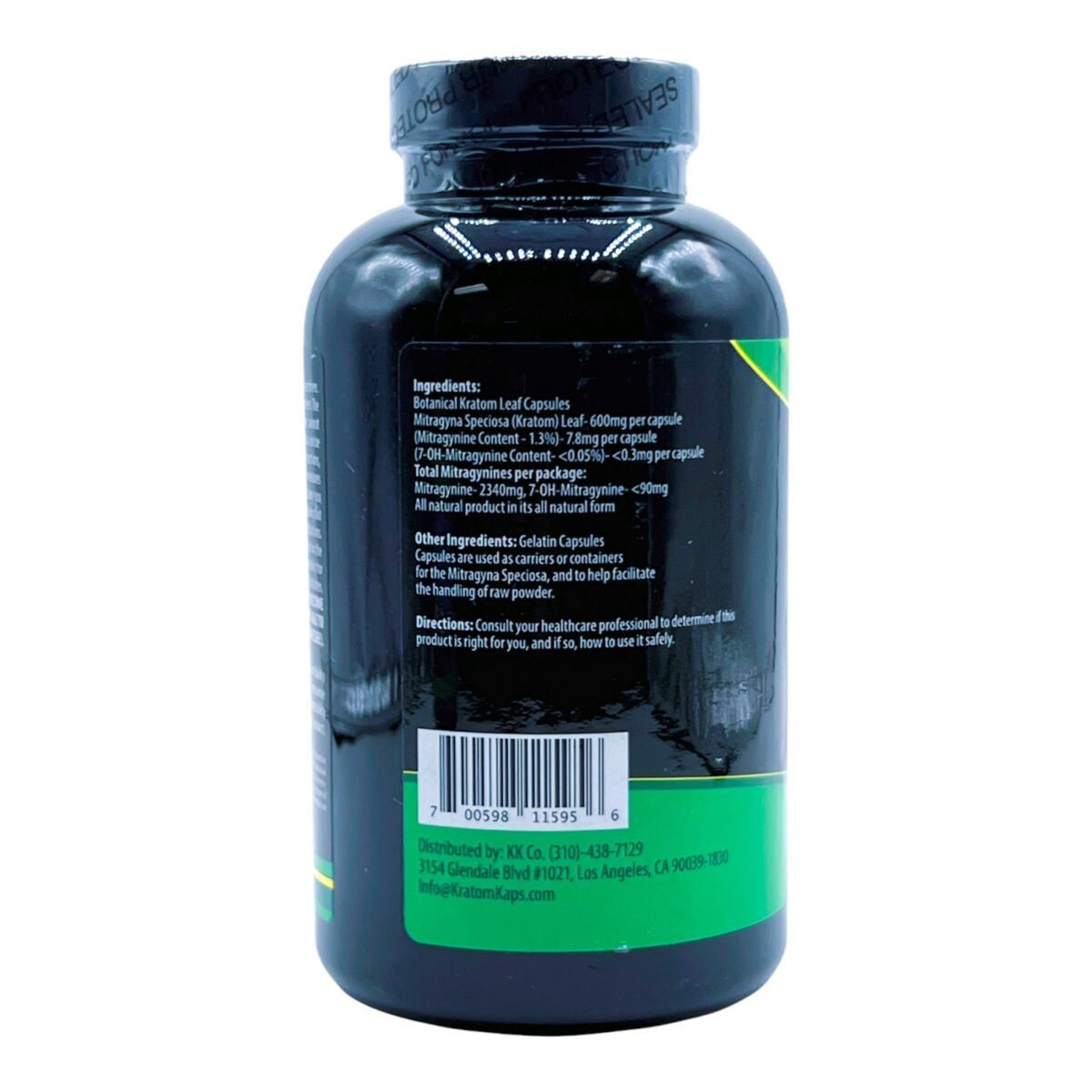 Kratom Kaps Indo Capsules Green Vein