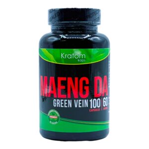 Kratom Kaps Maeng Da Capsules Green Vein