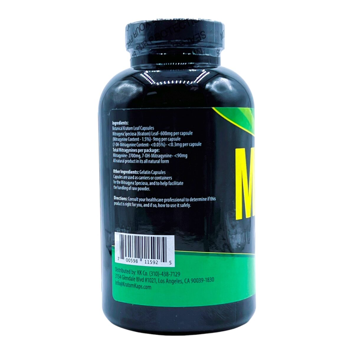 Kratom Kaps Malay Capsules Green Vein