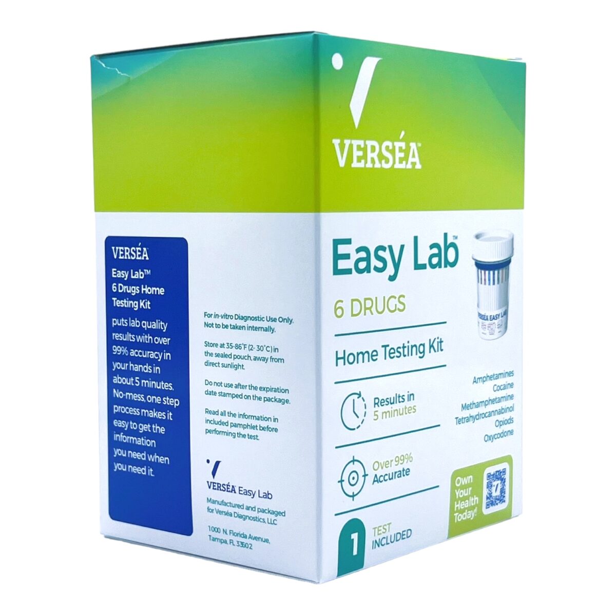 Versea Easy Lab 6 Drug Testing Kit