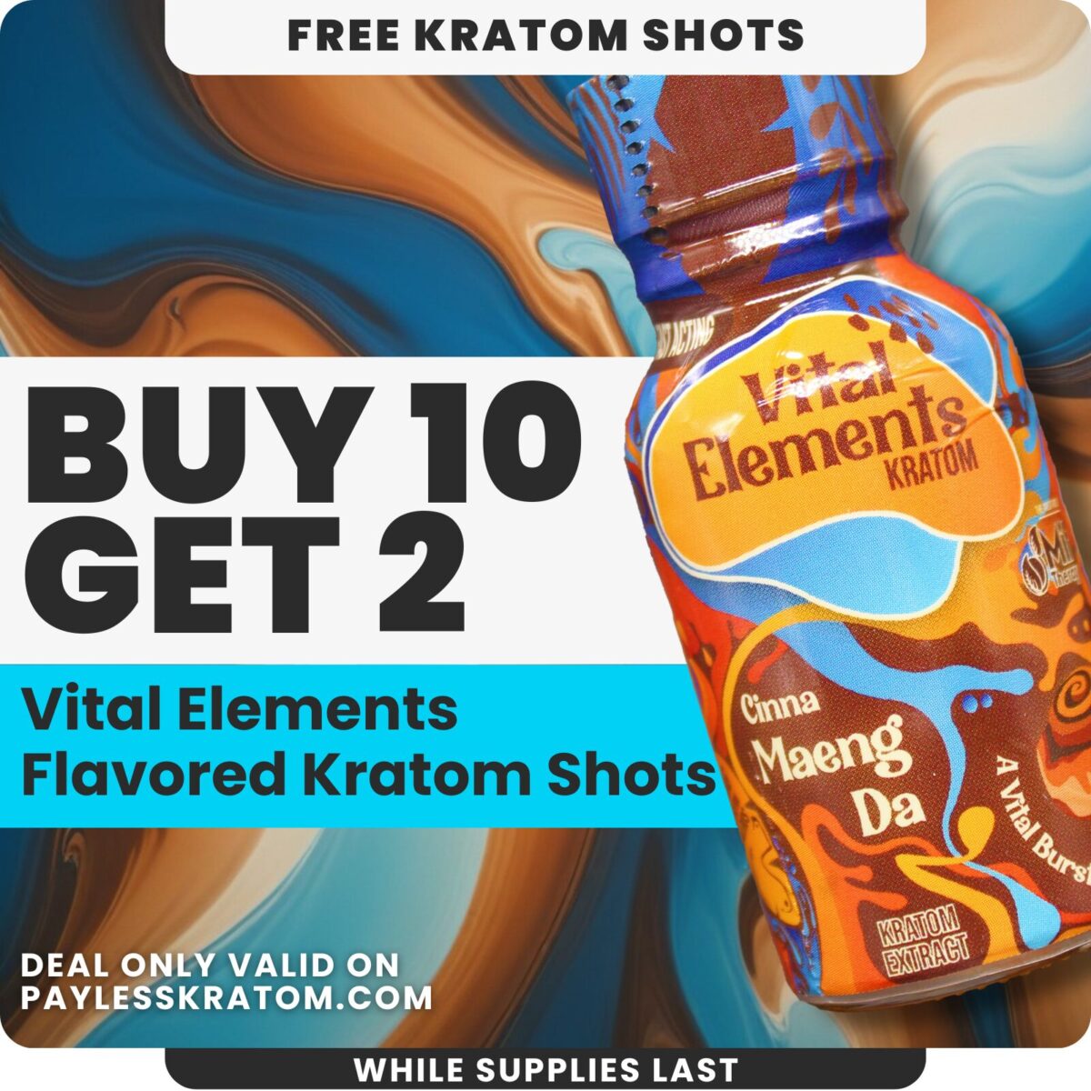 Vital Elements Cinna Maeng Da Shot – DEAL BUY 10 GET 2