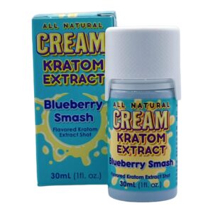 Cream Kratom Blueberry Smash Shot 30mL