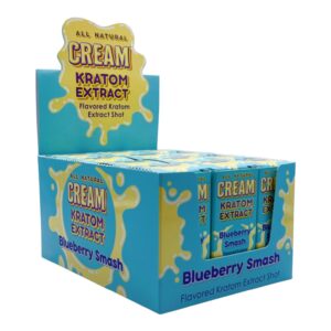 Cream Kratom Blueberry Smash Shot 150mg 30mL