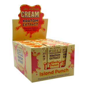 Cream Kratom Island Punch Shot 150mg 30mL
