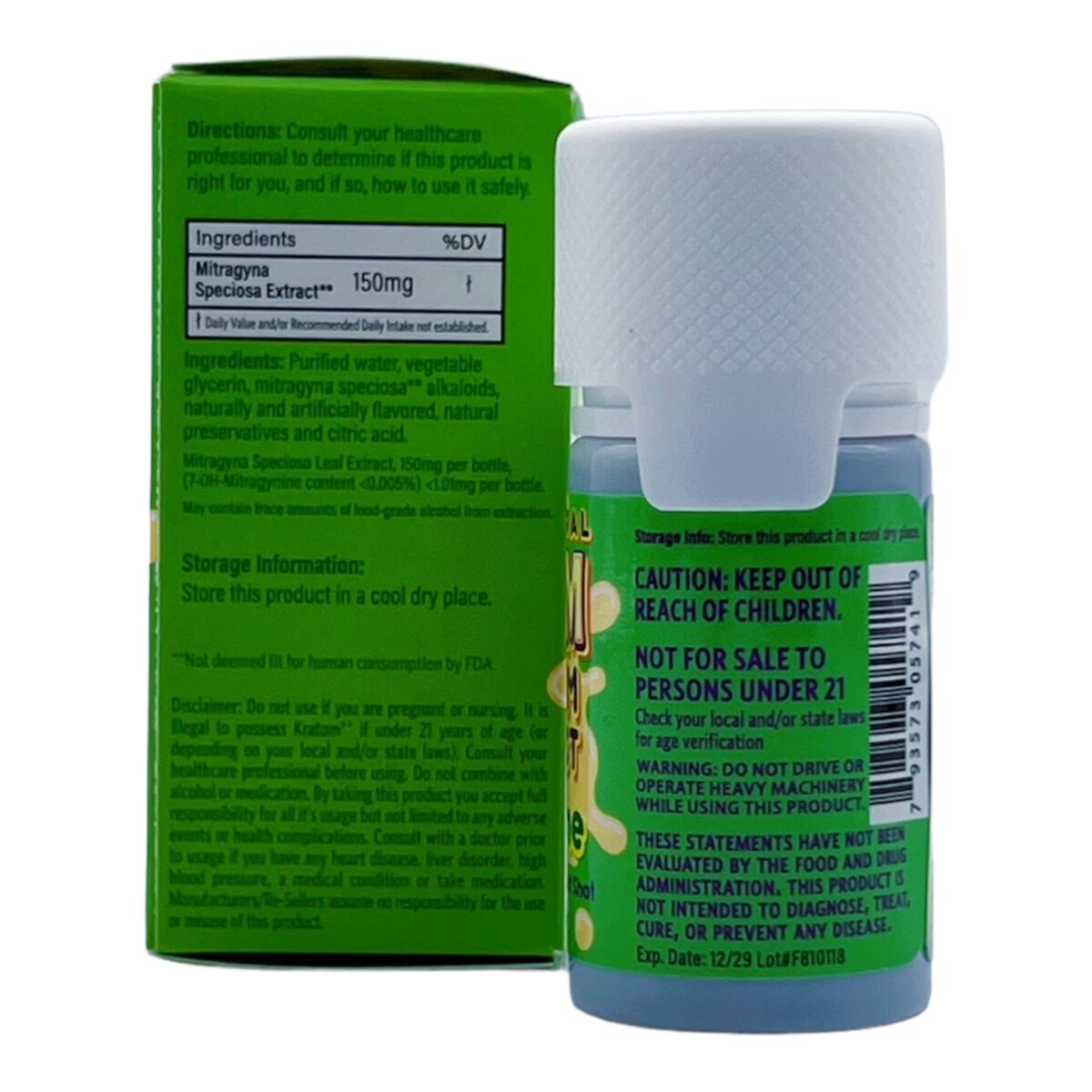 Cream Kratom Key Lime Shot 30mL