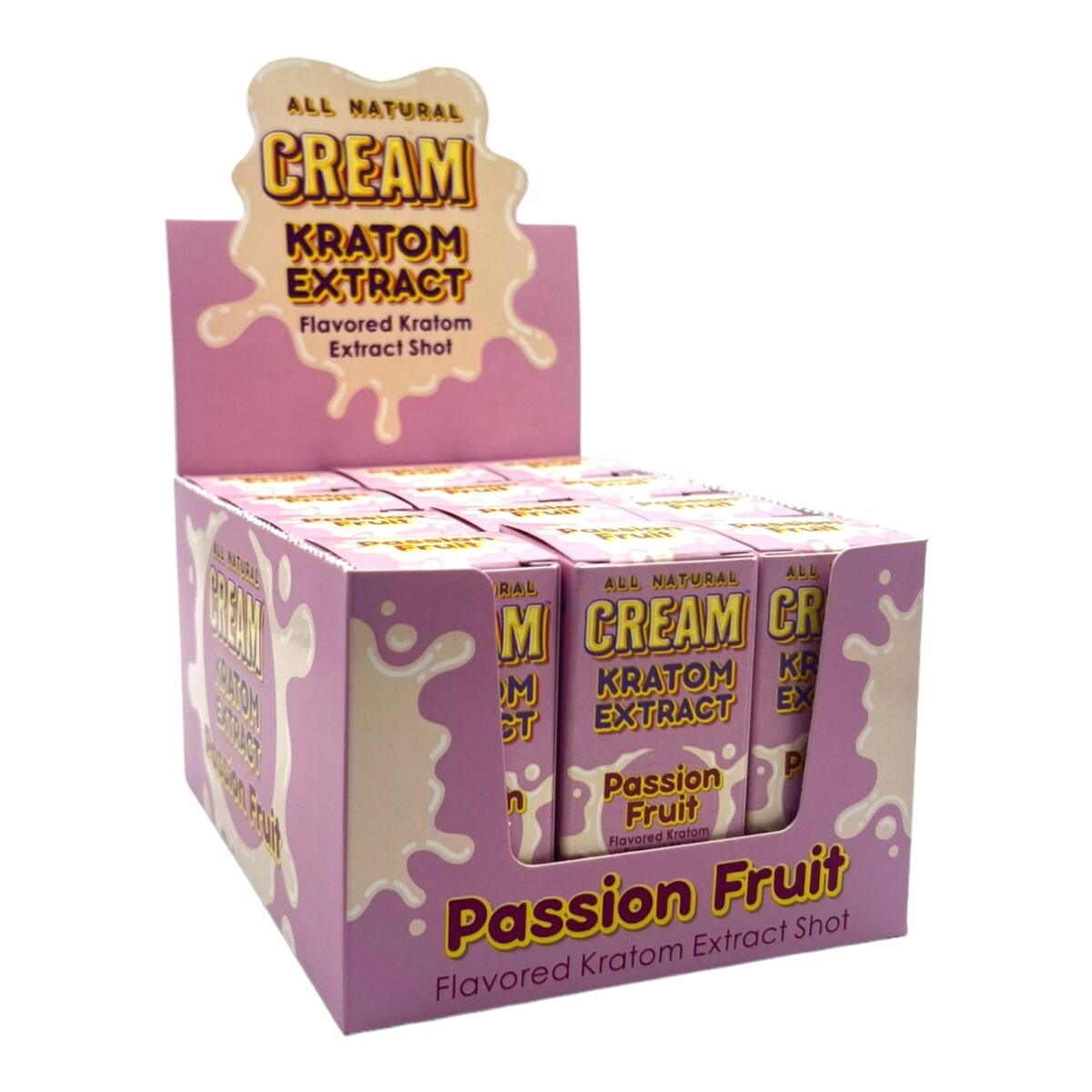 Cream Kratom Passion Fruit Shot 150mg 30mL