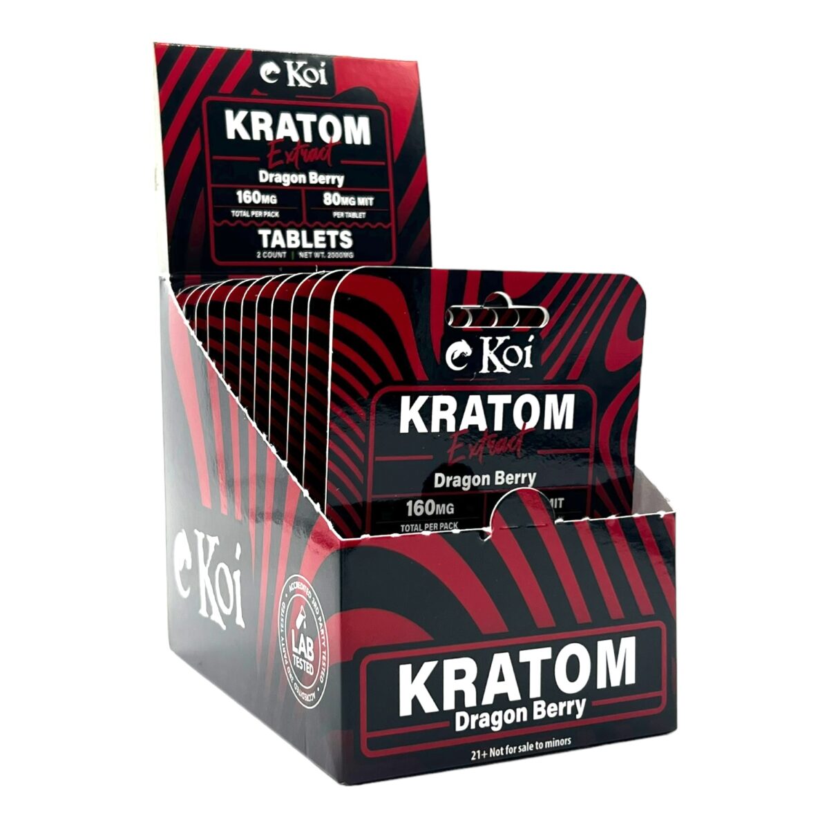 Koi Kratom Extract Tablets Dragon Berry160MG