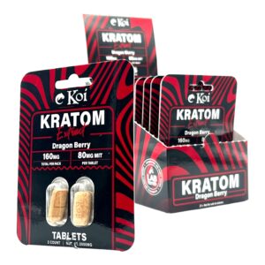 Koi Kratom Extract Tablets Dragon Berry 160mg