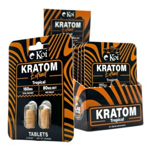 Koi Kratom Extract Tablets Tropical 160mg