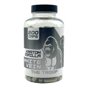 Kratom Gorilla Kratom Capsules White Vein