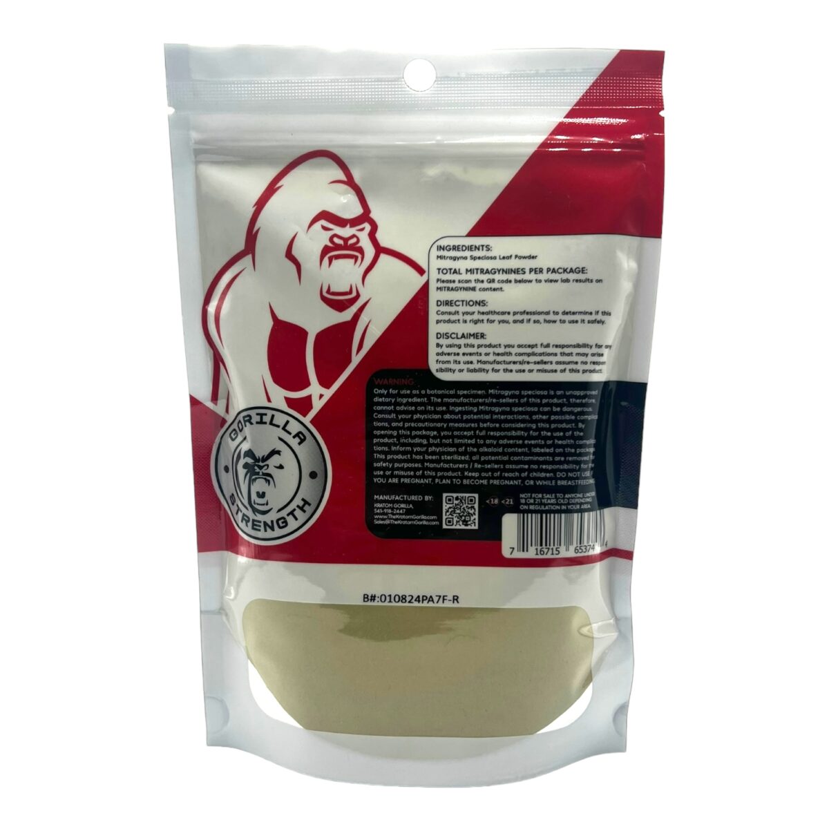 Kratom Gorilla Kratom Powder Red Vein