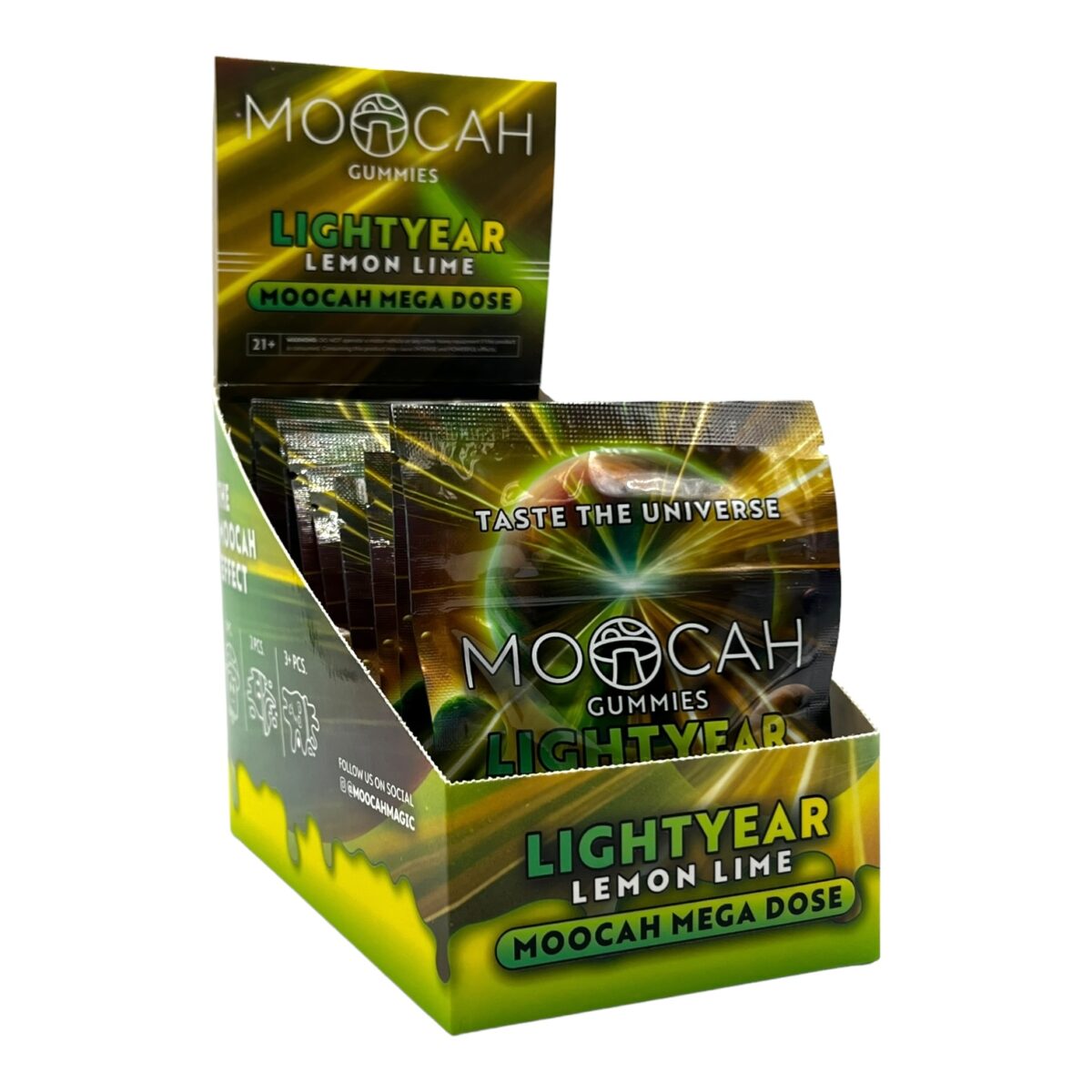 Moocah Mushroom Gummies Lightyear Lemon Lime 4oz