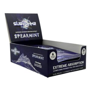 Sub 7 Ohmz 7-Oh Kratom Strip Spearmint 20mg