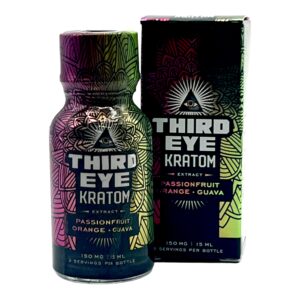 Third Eye Kratom Extract Shot Passionfruit Orange Guava 150mg 15mL