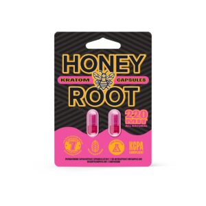 HoneyRoot Kratom Capsules 2CT 220 MIT