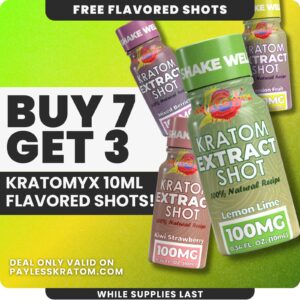 Kratomyx Lemon Lime Shot (Deal Buy 7 Get 3)