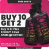 Prof Whytes K-Plex Kava Kratom Tropical Punch Shot (DEAL BUY 10 GET 2)