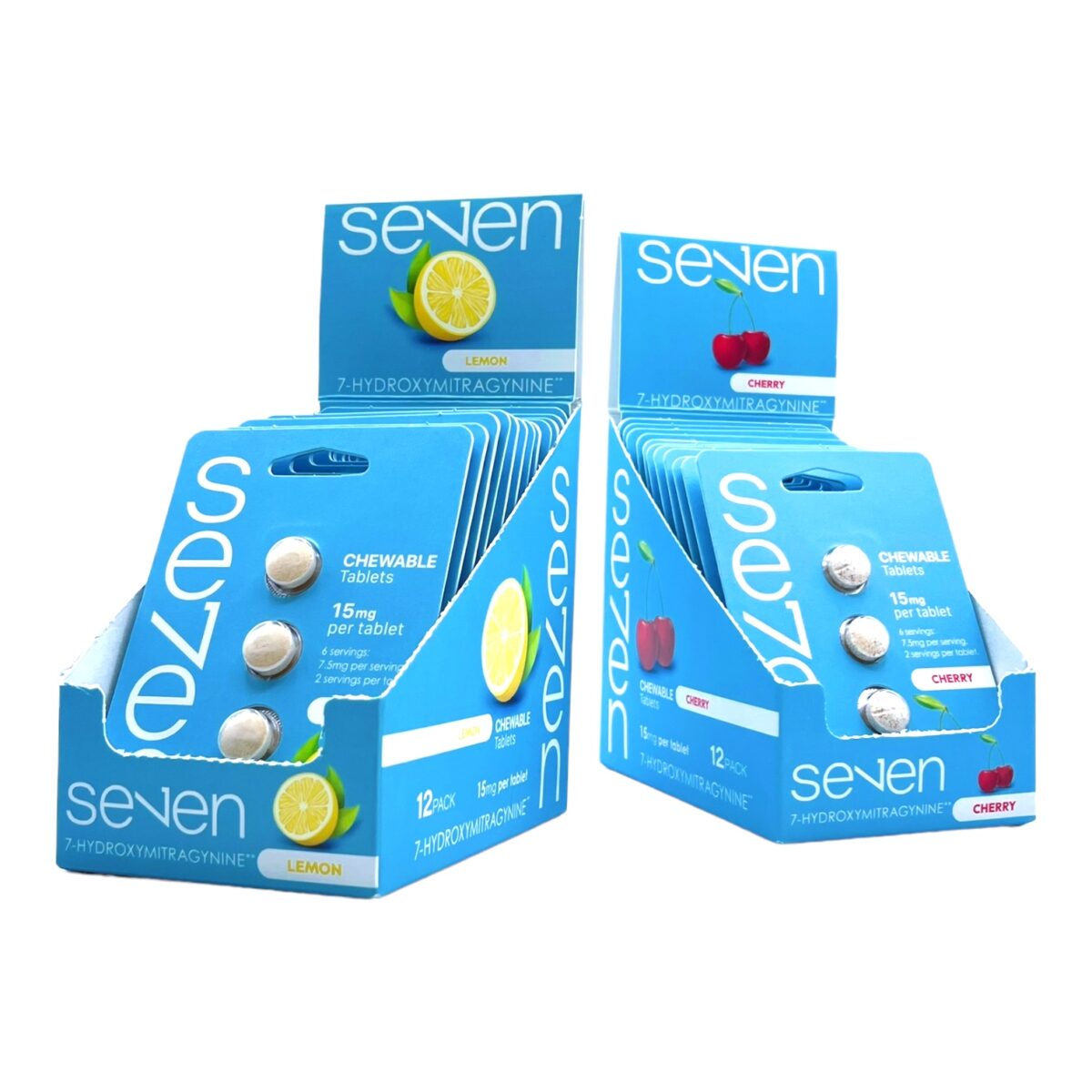 Se7en 7-Oh Kratom Tablets Lemon 15mg