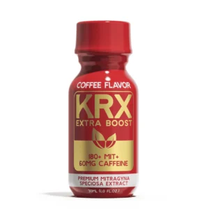 KRX Kratom Boost Caffeine Coffee Flavored Shot 30mL