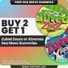 Zuted Zourz Sea Moss Gummies DEAL BUY 2 GET 1