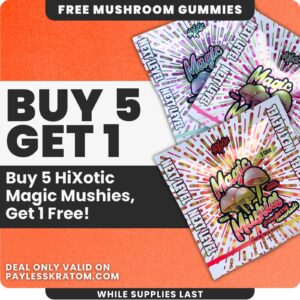 HiXotic Magic Mushies Strawberry Lemonade DEAL BUY 5 GET 1