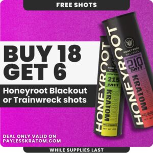 Honeyroot Kratom Shots (DEAL BUY 18 GET 6)