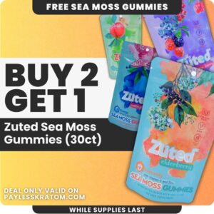 Zuted Elderberry Sea Moss Immunity Gummies BUY 2 GET 1