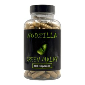 Nodzilla Green Malay Kratom Capsule - 100 ct