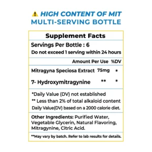 Prof Whytes K Plex Liquid Kratom Extract Shots Blueberry Lemonade 450mg 60mL