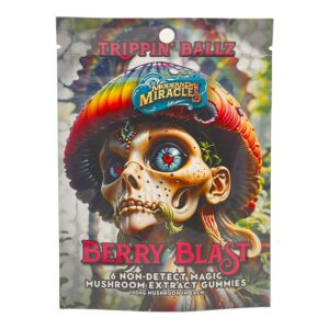 Trippin Ballz Mushroom Berry Blast 100MG