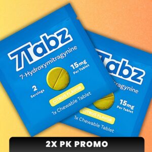 7Tabz Citrus Flavor 7-OH Kratom Extract Tablet 2xPK Promo
