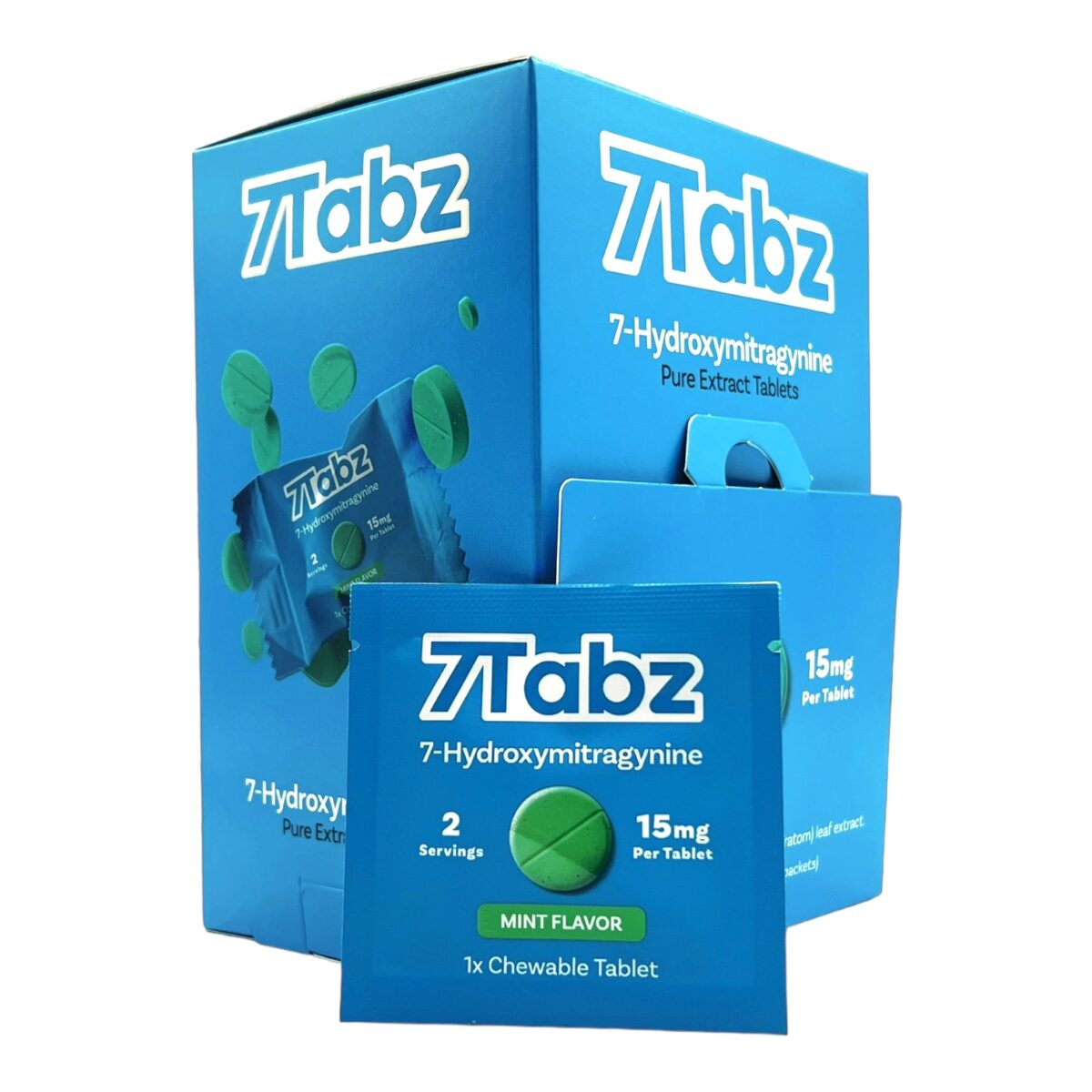 7Tabz 7-OH Kratom Extract Tablets Mint