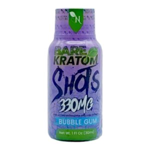 Bare Kratom Bubble Gum Shot 30mL