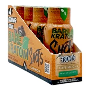 Bare Kratom Cafe Mocha Shot 330mg 30mL