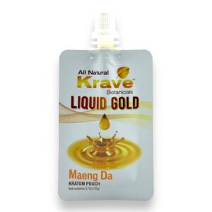 Krave Kratom Extract Liquid Gold Pouch Maeng Da 20g