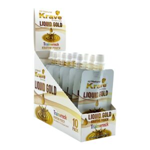 Krave Kratom Extract Liquid Gold Pouch Trainwreck 20g