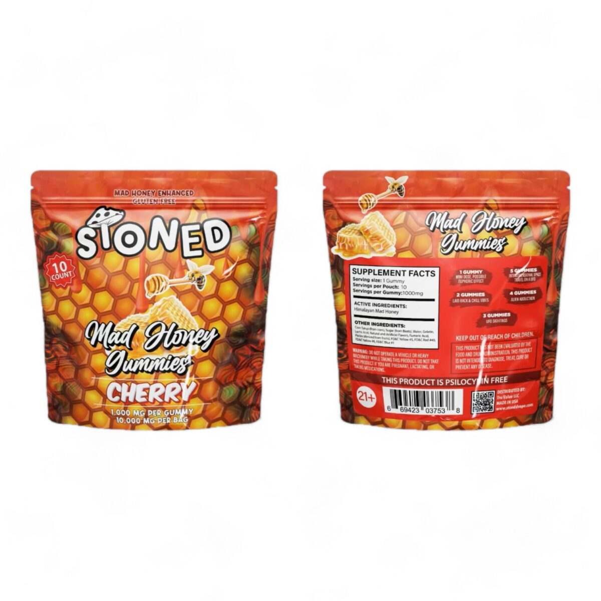 Stoned Mad Honey Gummies