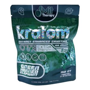 MIT Therapy Onyx Green Horned Elephant Kratom Capsules